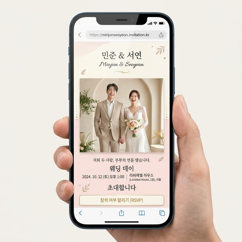 민준 & 서연의 모바일 청첩장